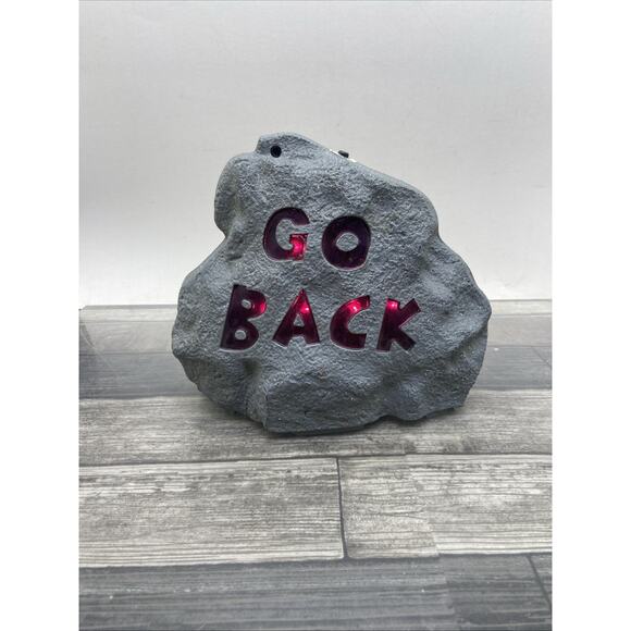 Gemmy | Accents | Gemmy Go Back Haunted Rock Lights And Sounds Retired ...